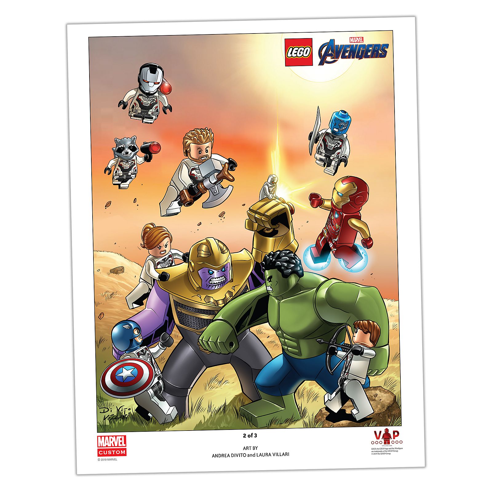 LEGO Avengers: Endgame Art Print