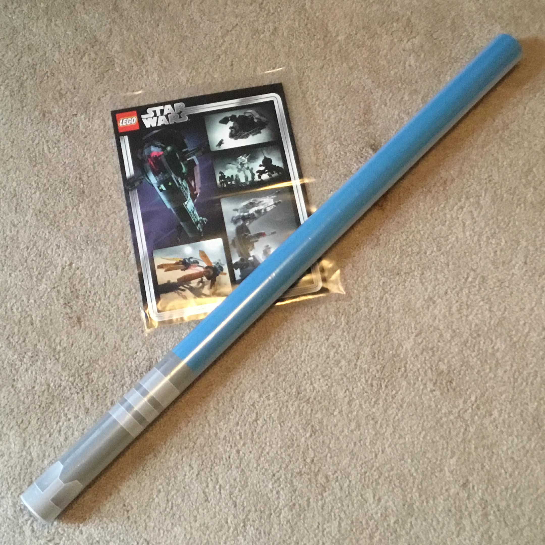 LEGO Star Wars 20th Anniversary Lightsaber Poster (Blue)