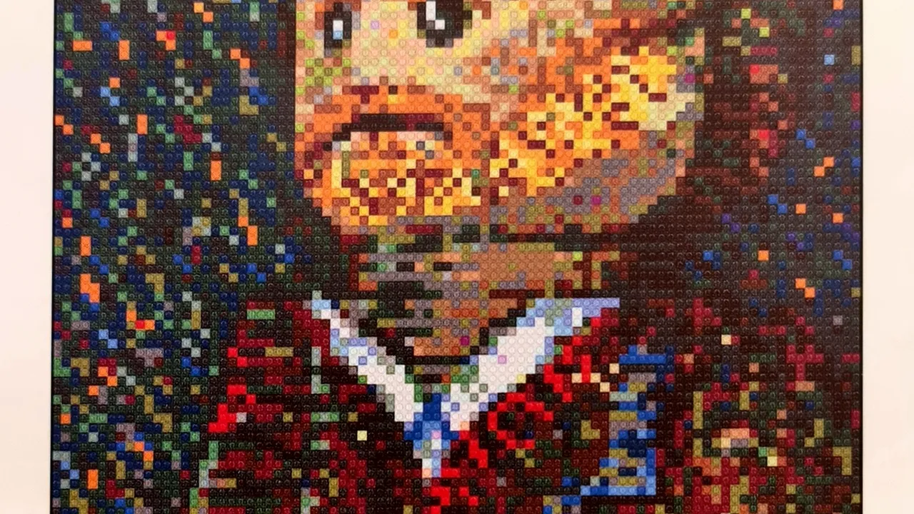 LEGO Van Gogh Postcard