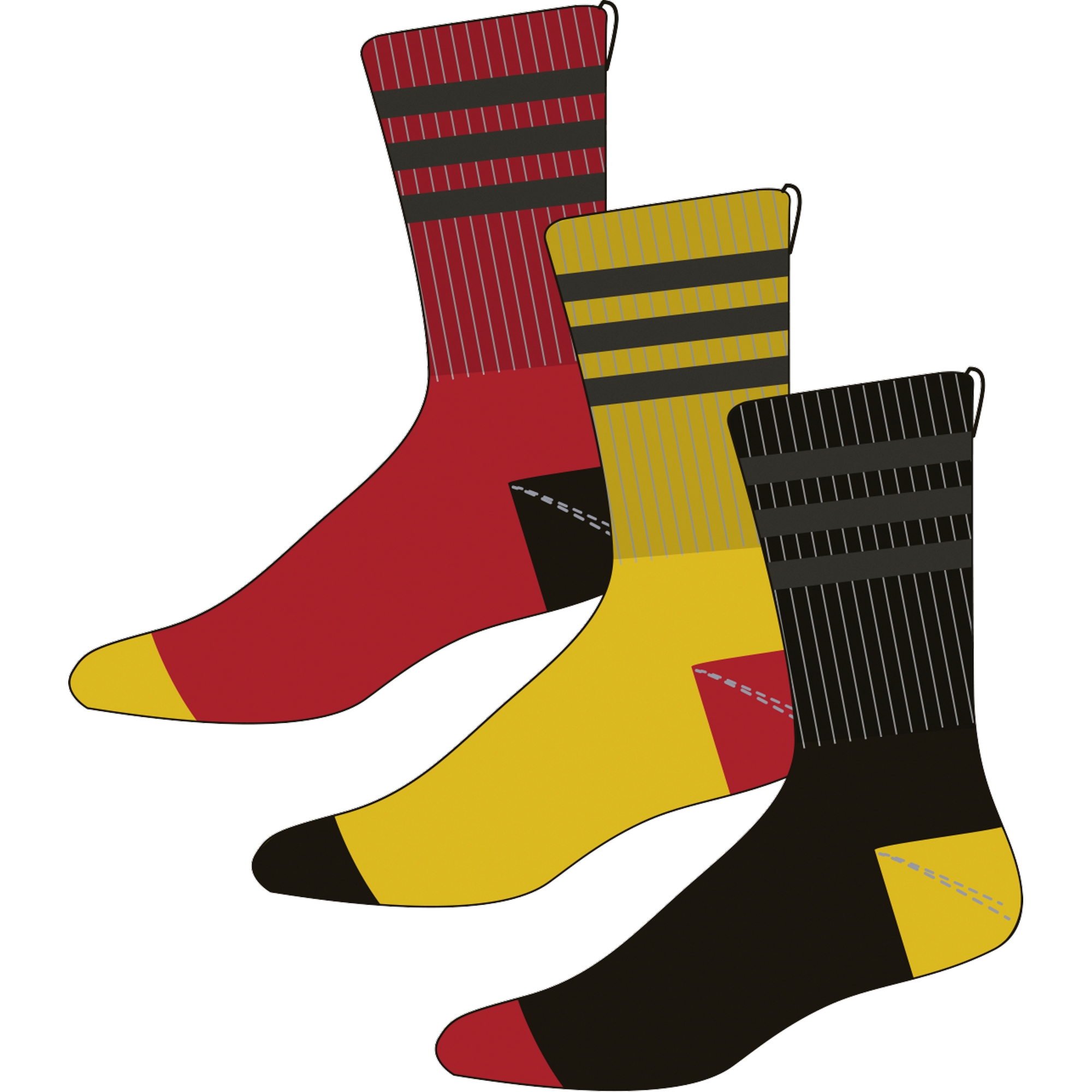 LEGO adidas x LEGO Crew Socks 3 Pairs