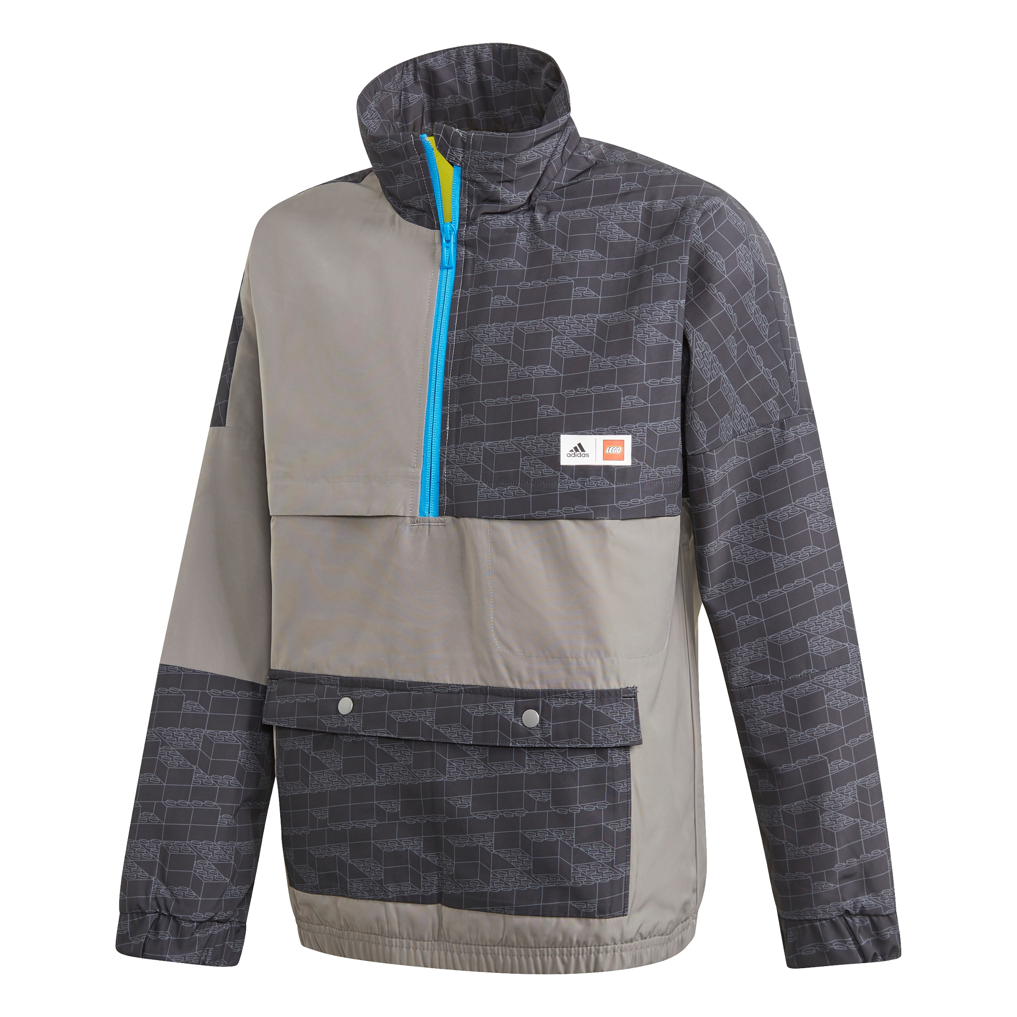 LEGO adidas x Classic LEGO Bricks Half-Zip Warm Jacket