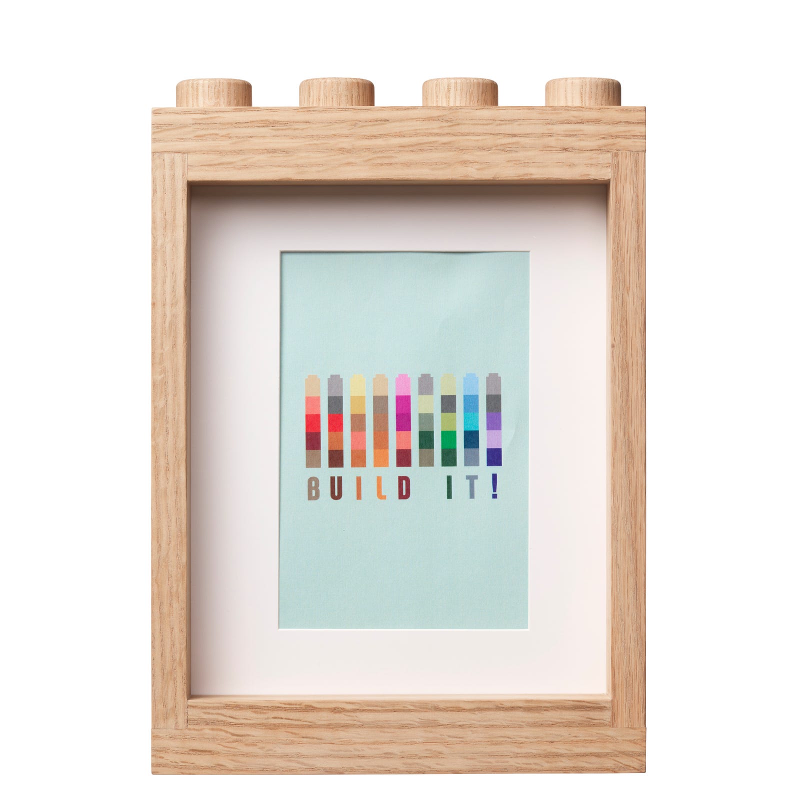 LEGO Wooden Picture Frame (Light Oak)