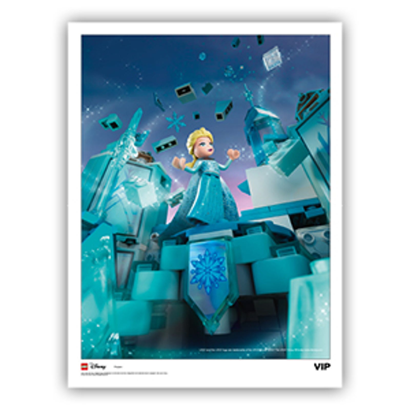 LEGO Frozen Art Print