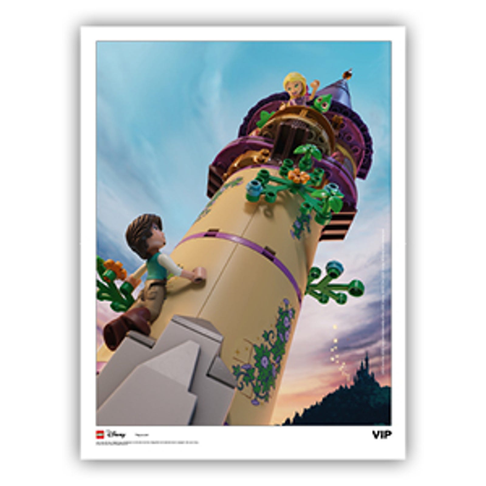 LEGO Rapunzel Art Print