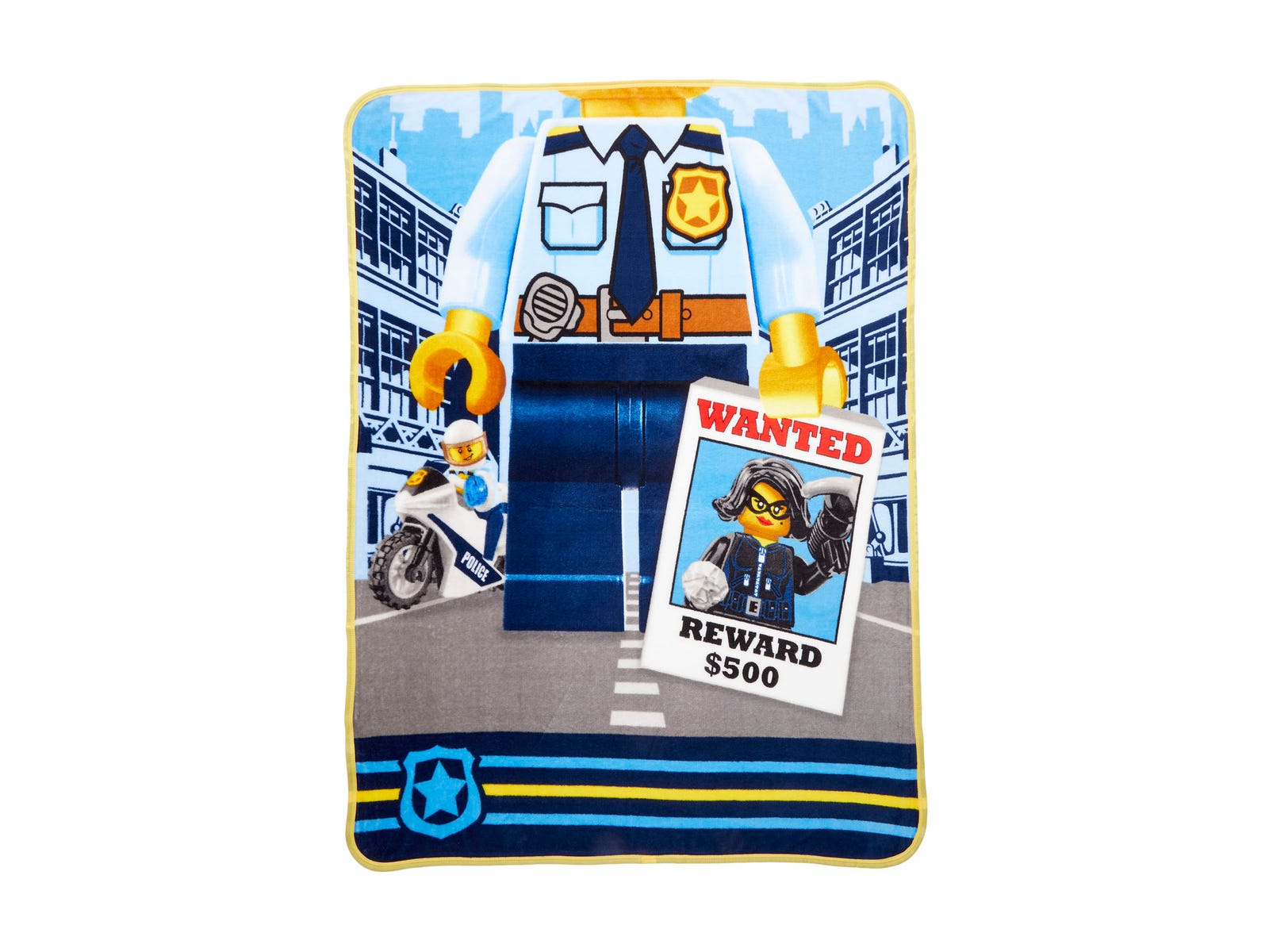 LEGO City Police Plush Throw