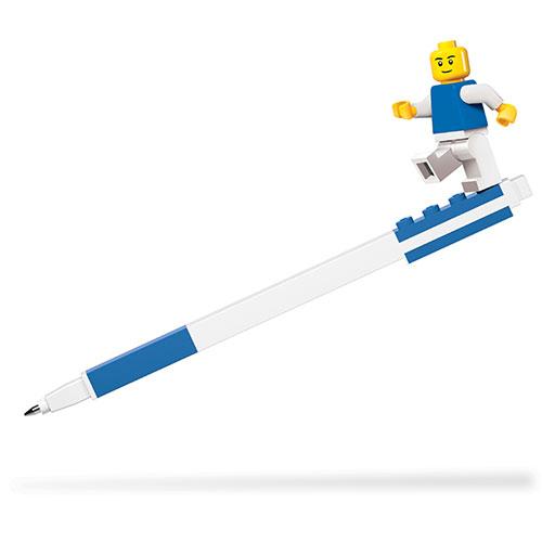 Gel Pen with Minifigure (Blue)