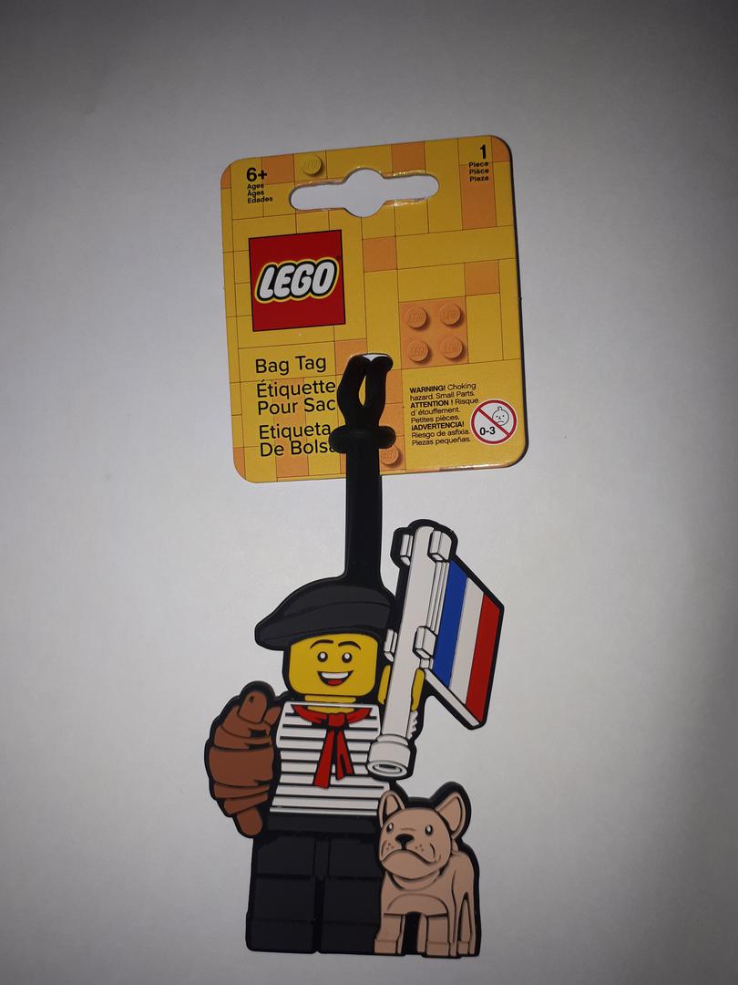 LEGO French Minifigure Bag Tag