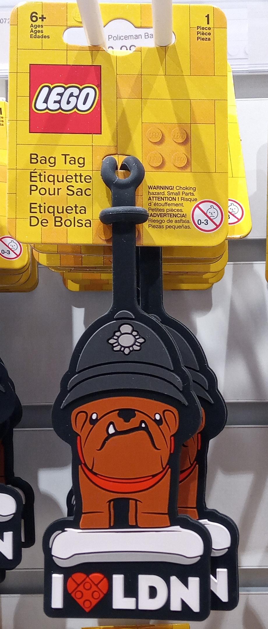 LEGO I [Heart] LDN Bag Tag