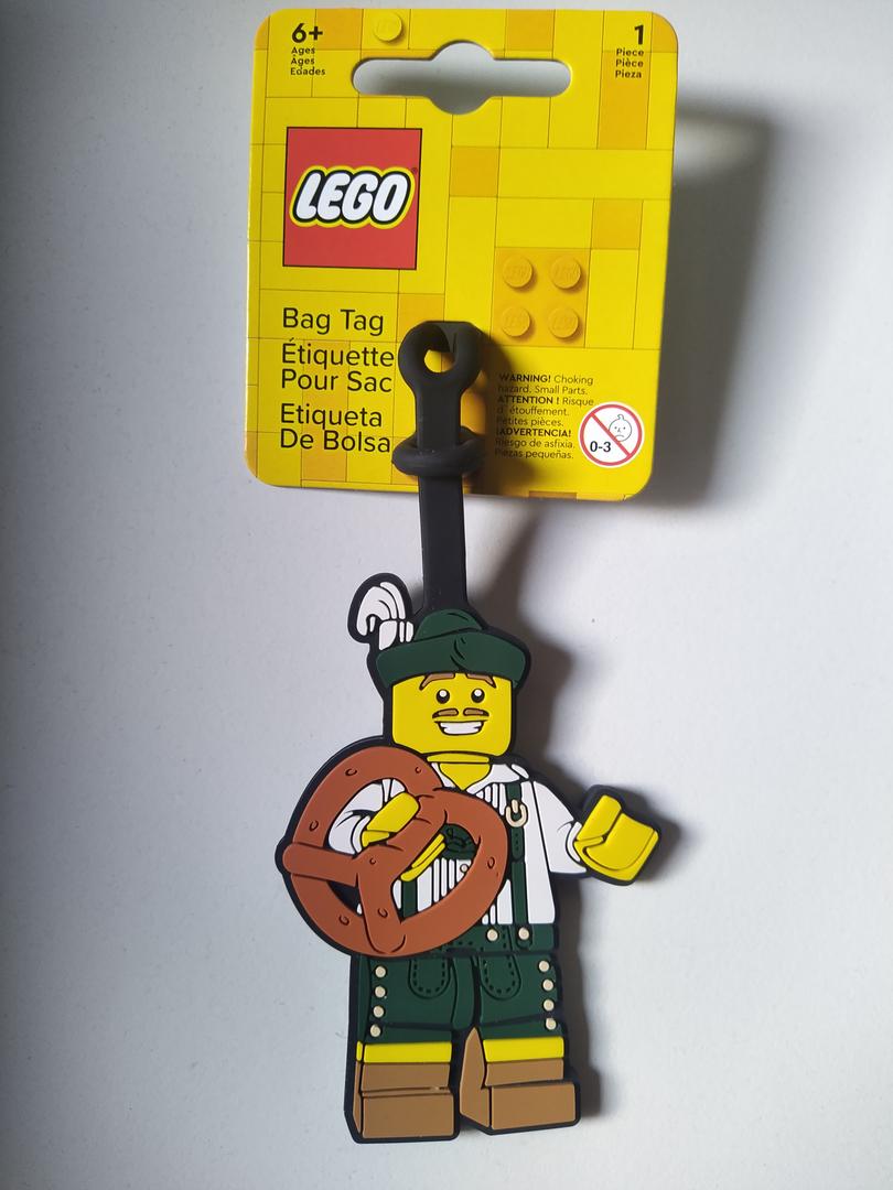 LEGO Lederhosen Guy Bag Tag