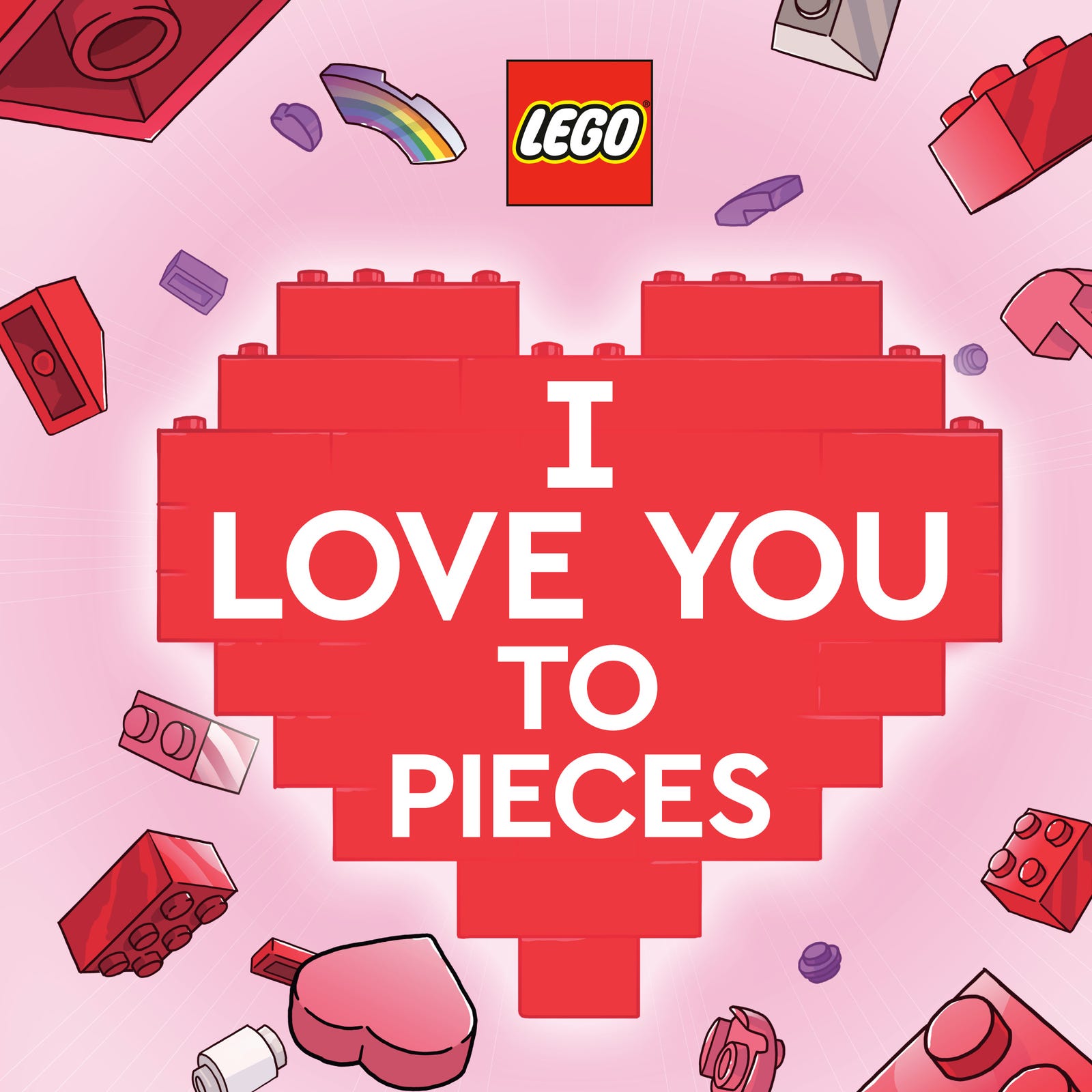 LEGO I Love You to Pieces