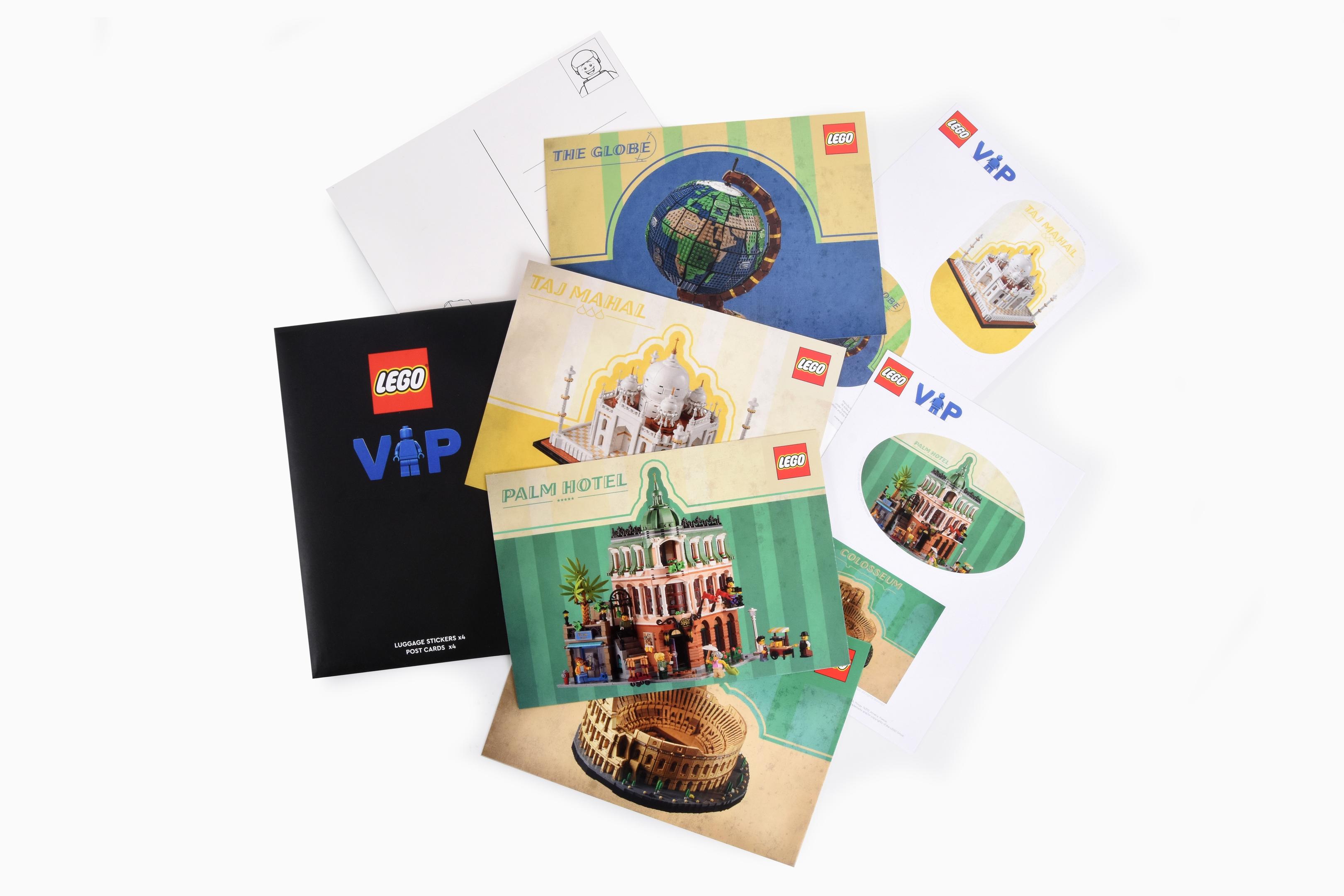 LEGO Travel Postcard and Sticker Set