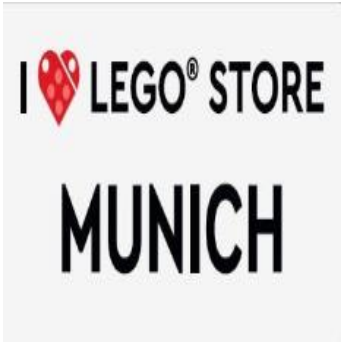 LEGO I [Heart] LEGO Store Munich Tile