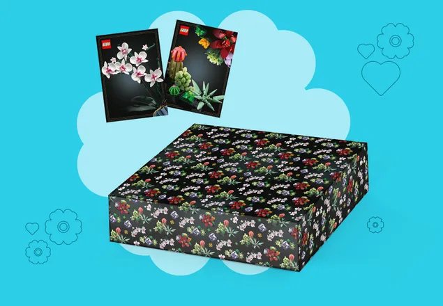 LEGO Botanical Collection VIP Wrapping Paper