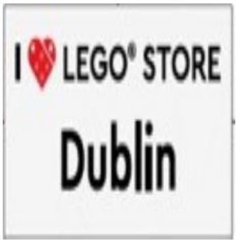 LEGO I [Heart] LEGO Store Dublin Tile