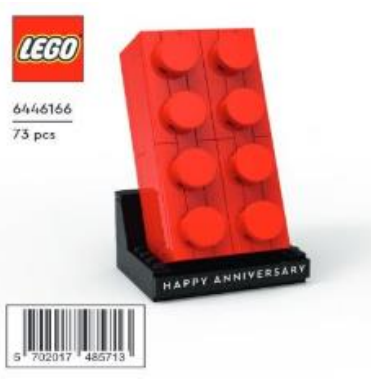 Main image of LEGO Anniversary Red Brick (5007594-1)