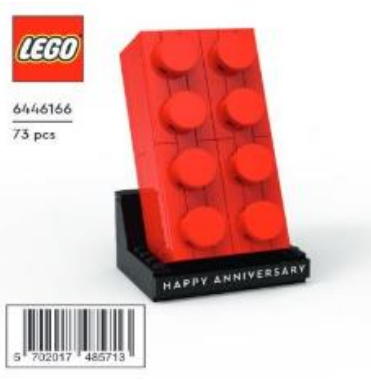 LEGO Anniversary Red Brick