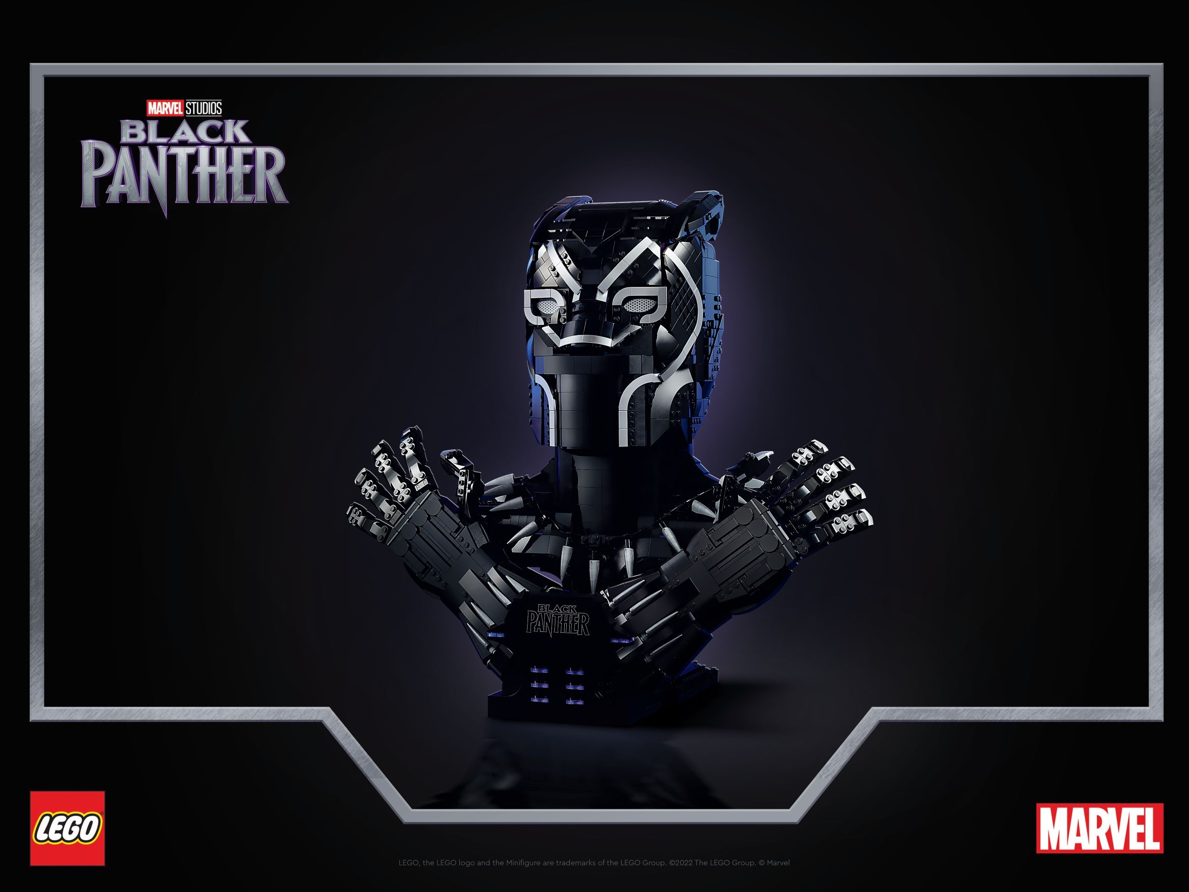 LEGO Black Panther Print