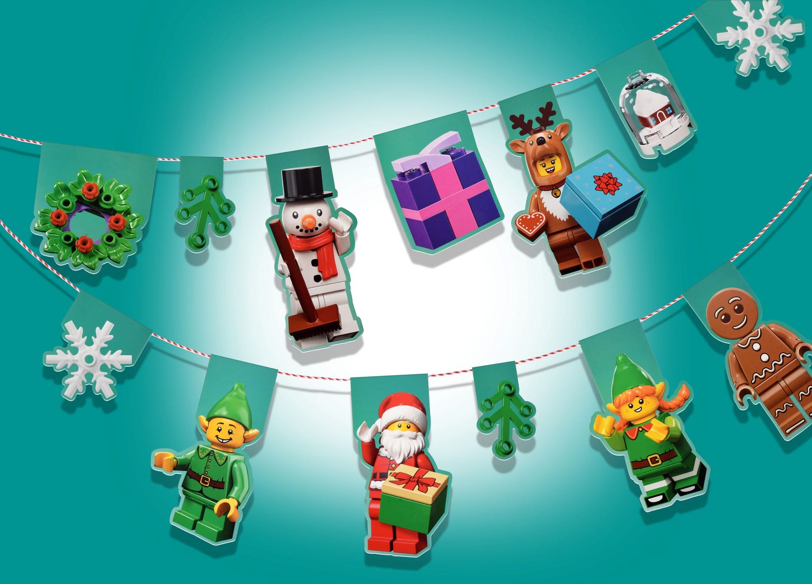 LEGO Holiday Bunting