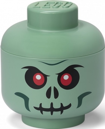 LEGO Storage Head S (Sand Green Skeleton)