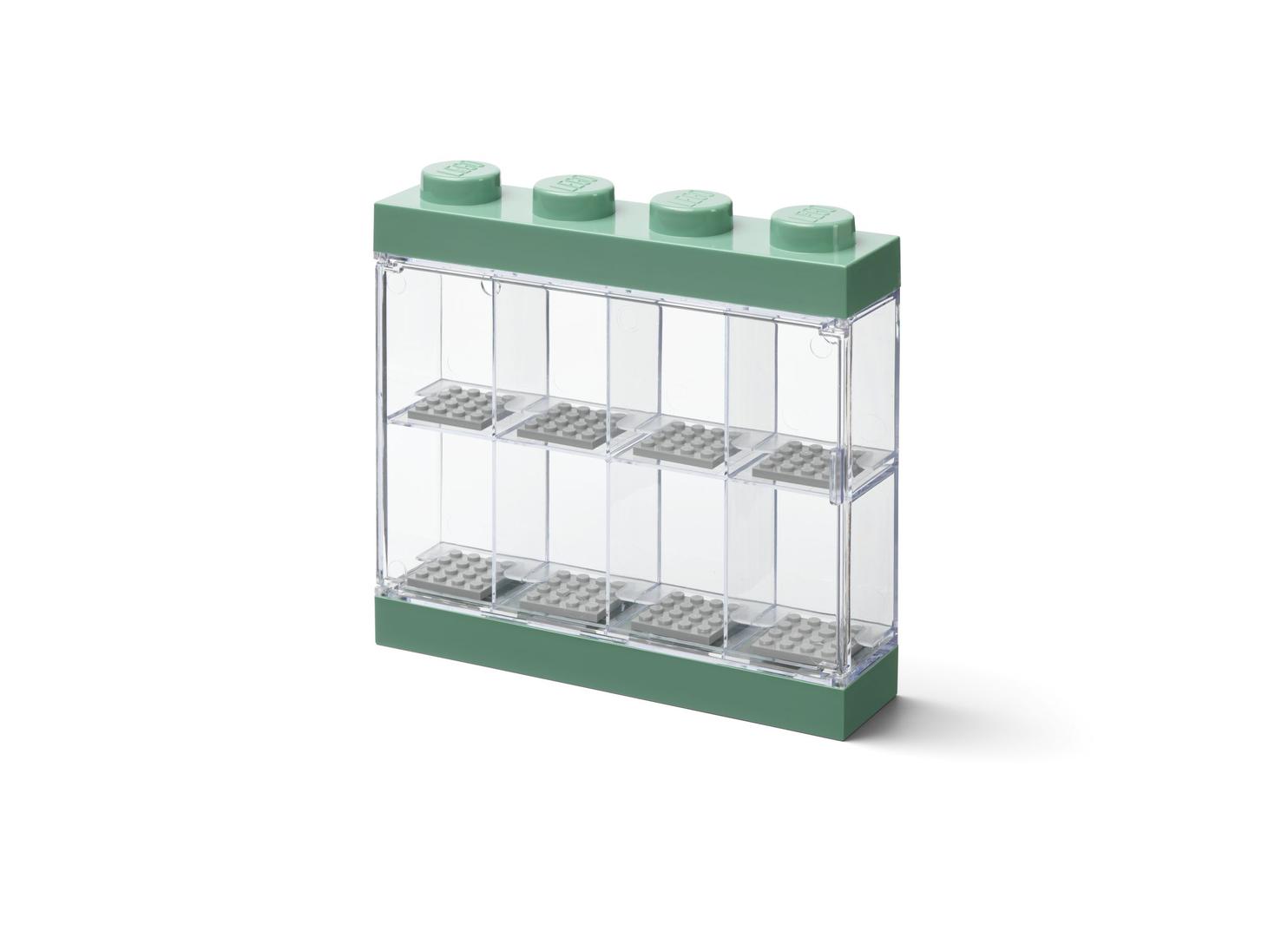 Minifigure Display Case 8 (Sand Green)