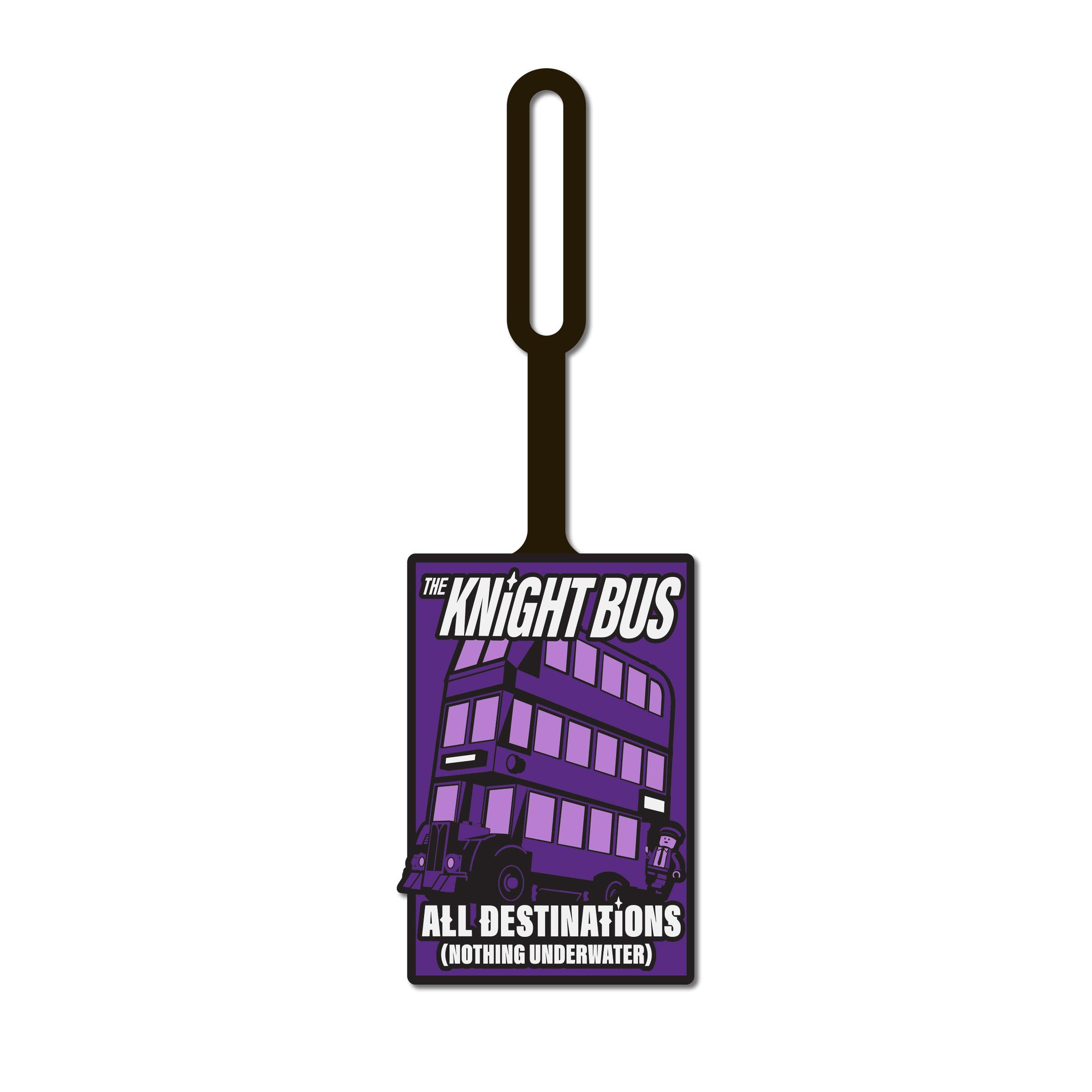 LEGO Knight Bus Bag Tag