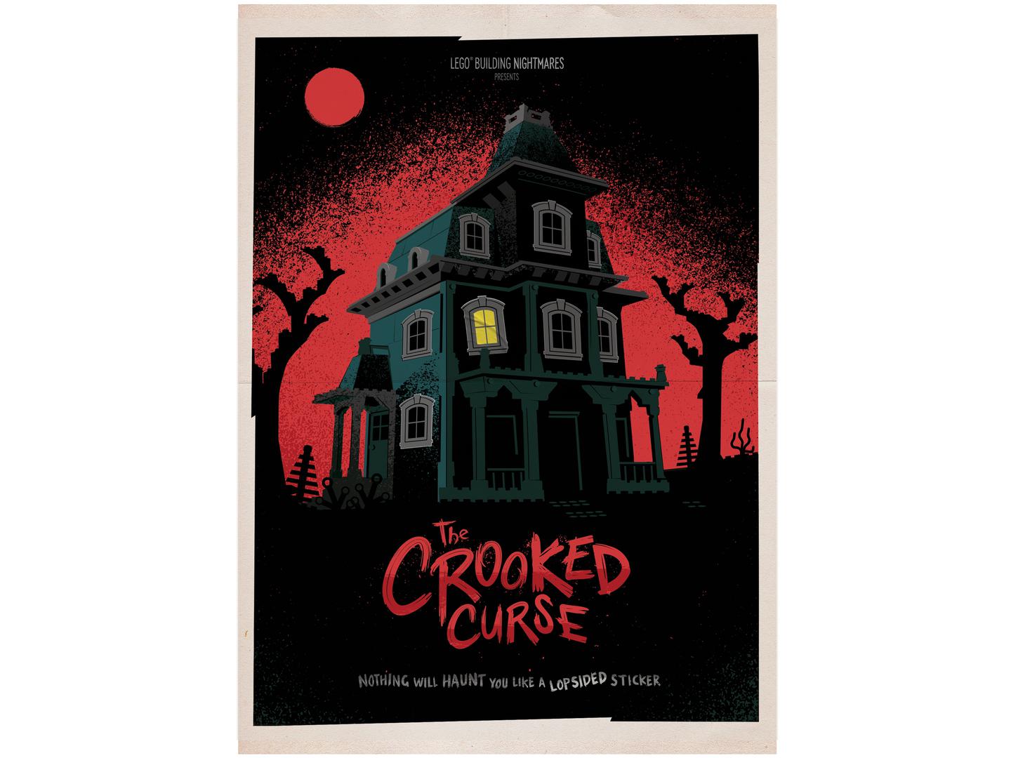 LEGO The Crooked House Halloween Poster
