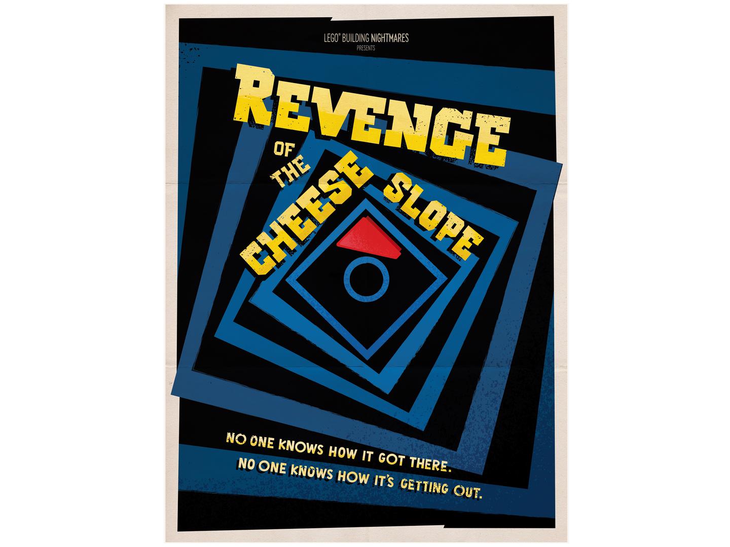 LEGO Revenge of the Cheese Slope Halloween Poster