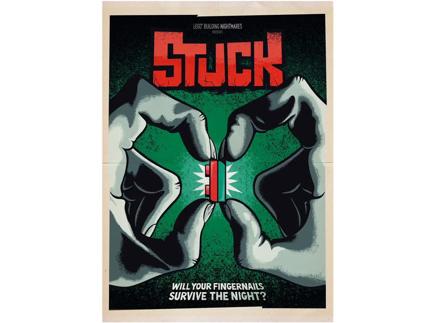 LEGO Stuck Halloween Poster