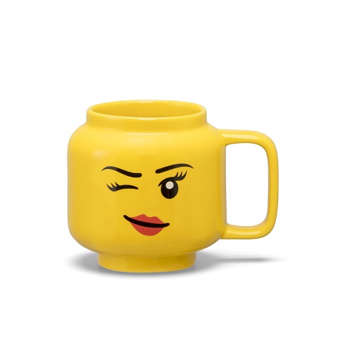 LEGO Minifigure Ceramic Mug (Girl Winking 255ml)