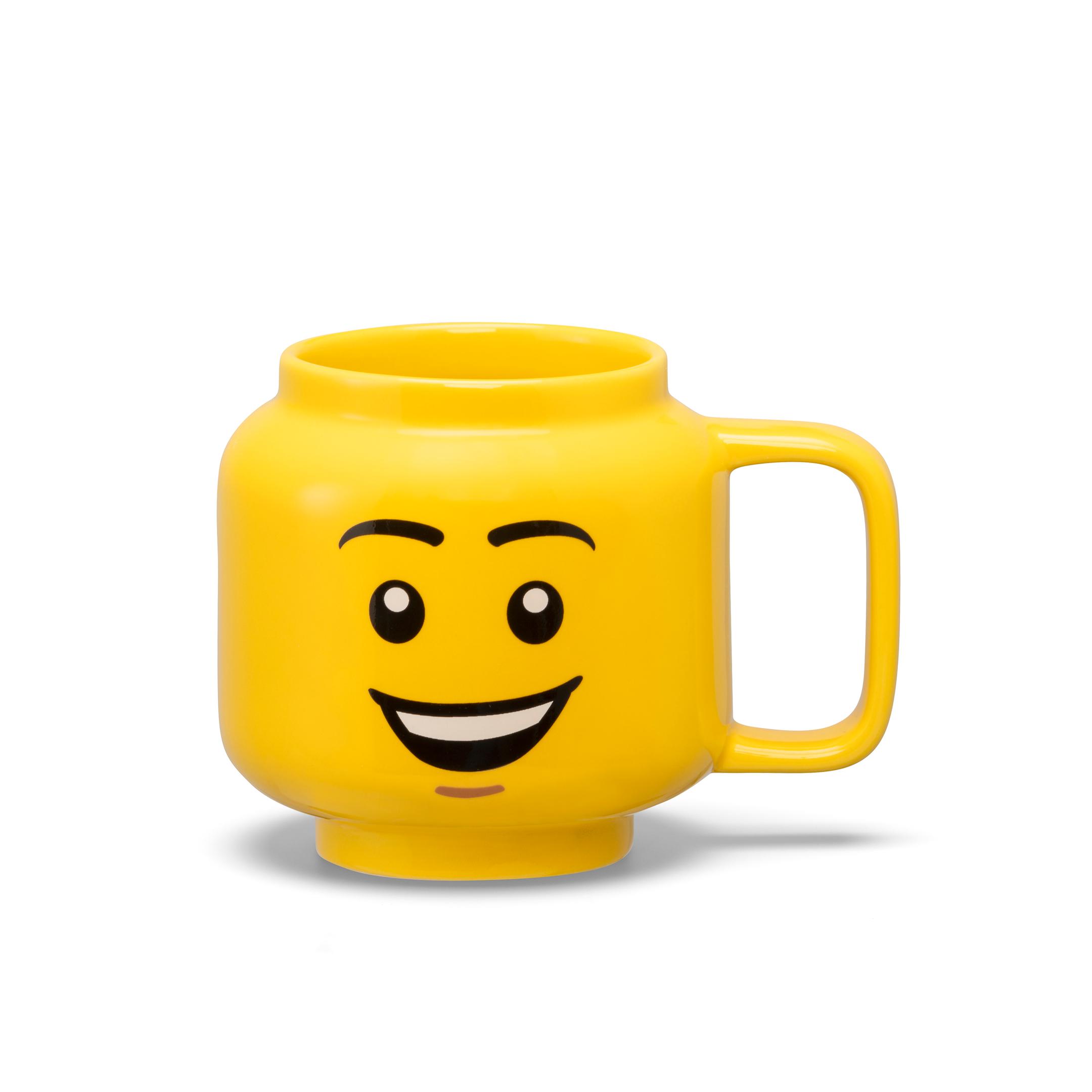 Main image of LEGO Small Ceramic Mug – Happy Boy (5009037-1)
