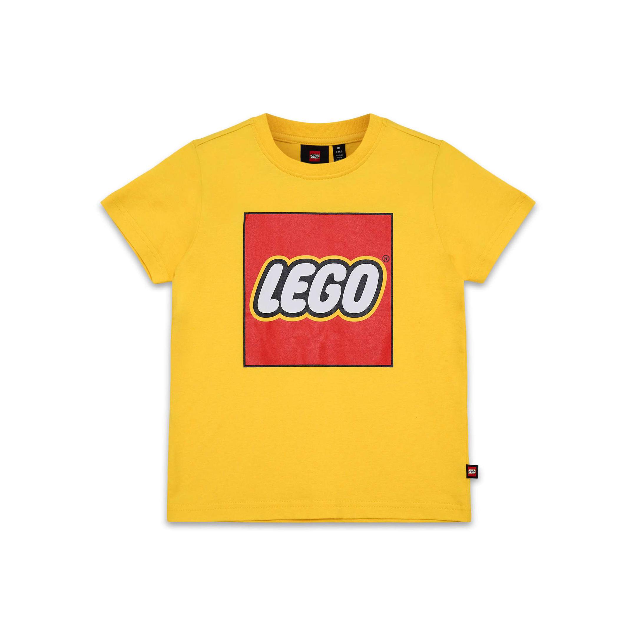 LEGO Kids' Short Sleeve Logo T-Shirt – Yellow