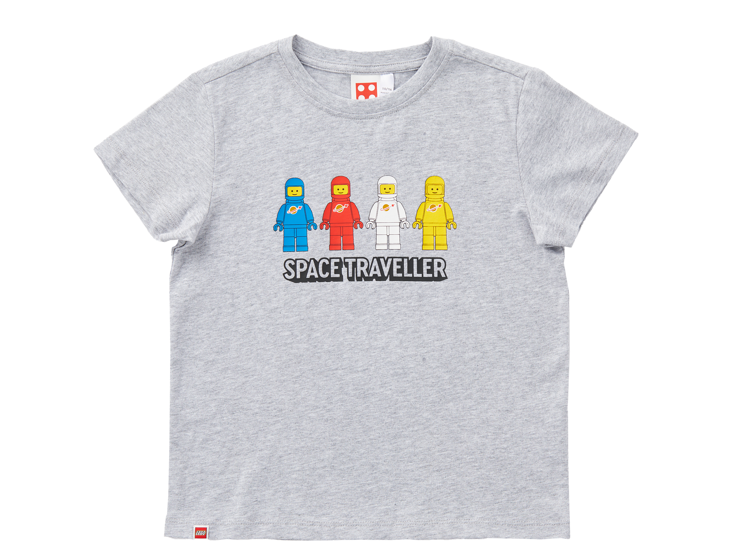 Main image of LEGO Short-Sleeve Space Traveler Kids T-Shirt – Gray Mélange (5009115-1)