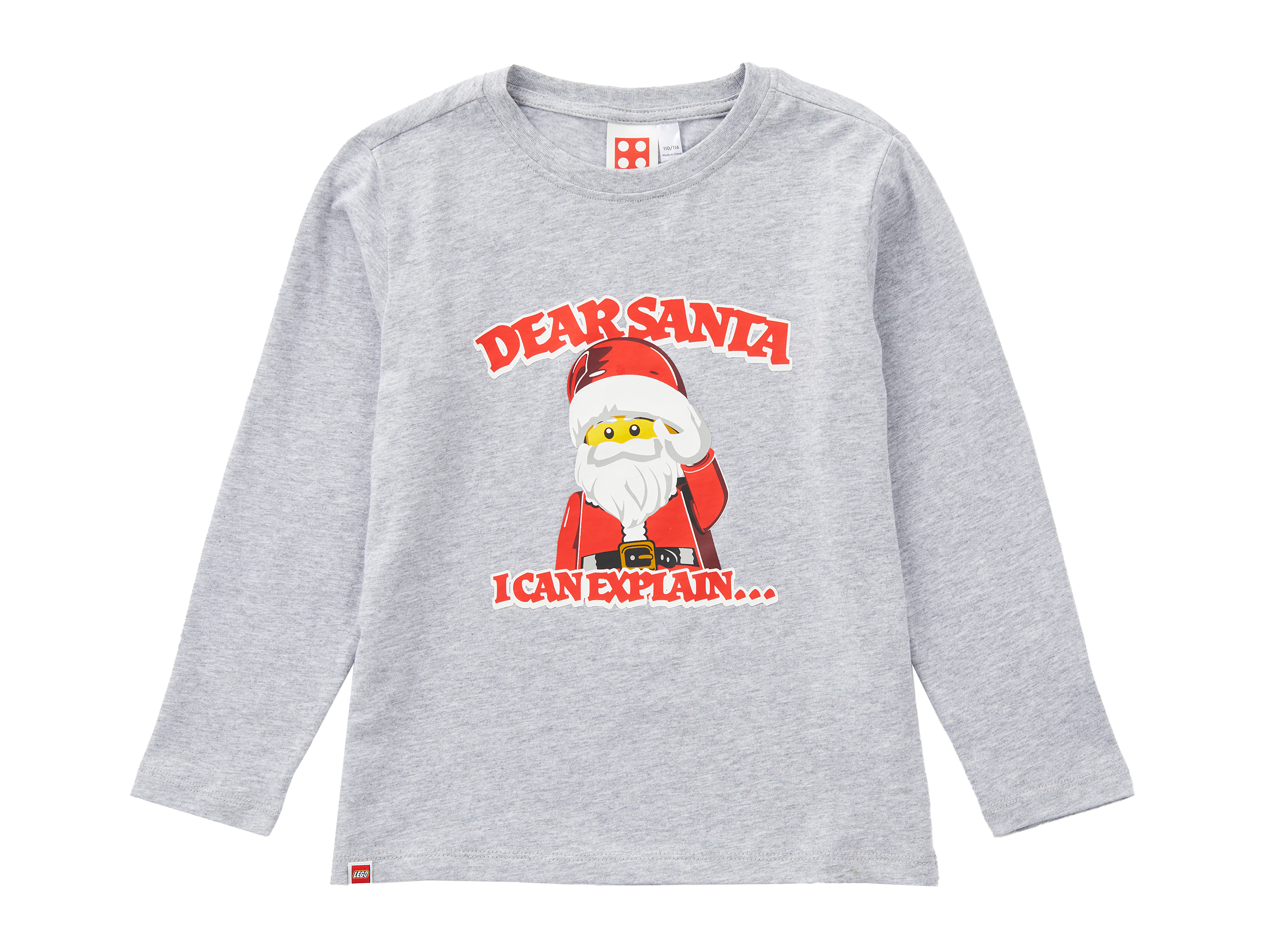 LEGO Kids' Long Sleeve Dear Santa T-Shirt
