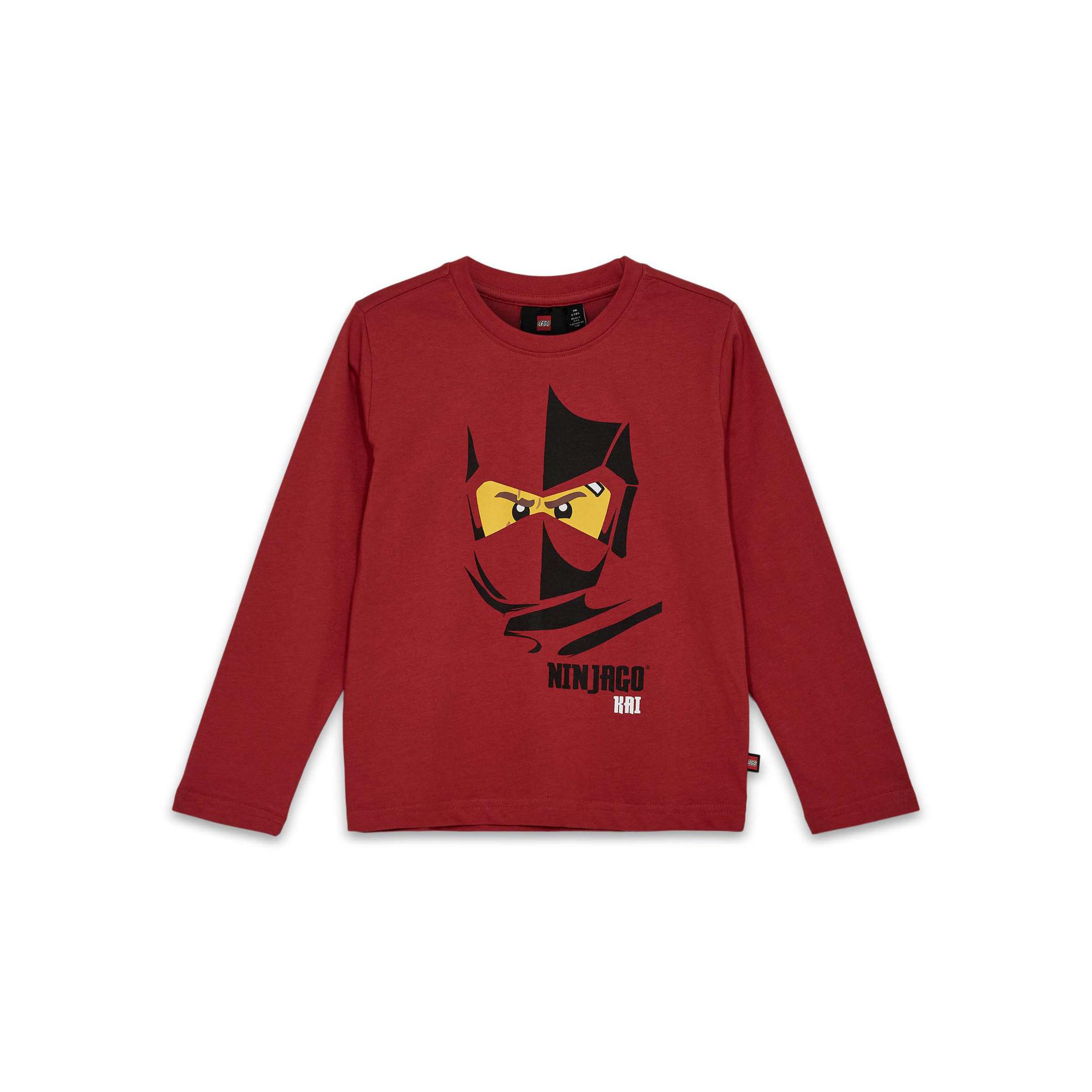 LEGO Ninjago Long-Sleeve T-Shirt – Dark Red