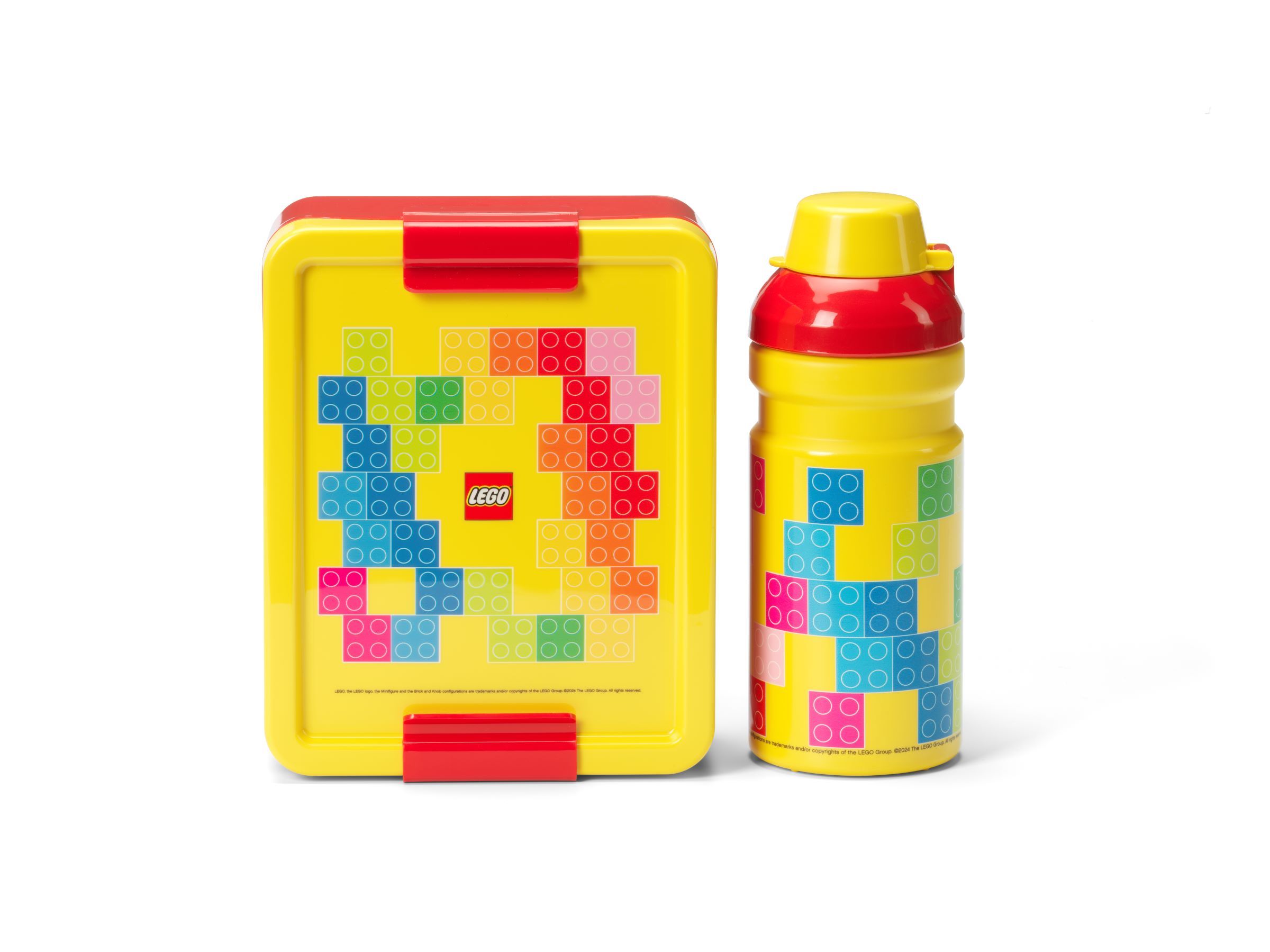 LEGO Brick Pattern Lunch Box Set