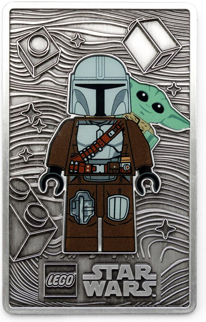 LEGO set 5010325-1 The Mandalorian and Grogu Metal Card - Image 1