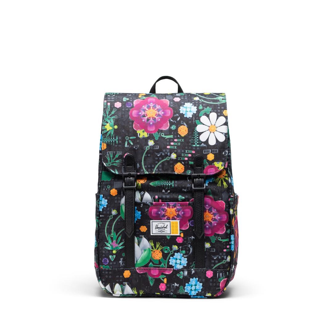 Herschel Retreat Small Backpack - Botanical Floral Black