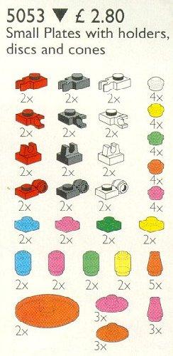 LEGO Small Plates with Tool Holders, Disks, Cones