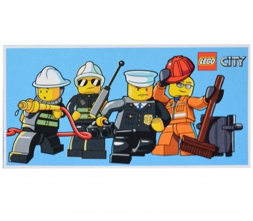 Main image of LEGO City Minifigs Towel (5055285346461-1)