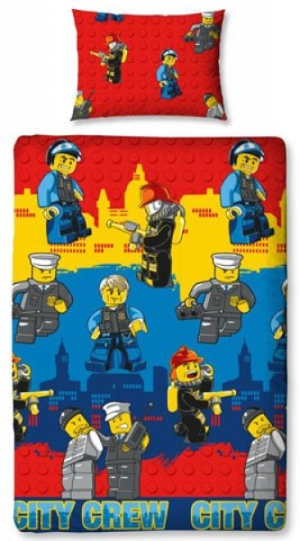 Main image of LEGO City Crew Duvet Set (5055285381271-1)