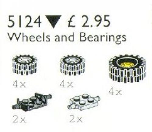 Main image of LEGO Wheels and Bearings (5124-1)