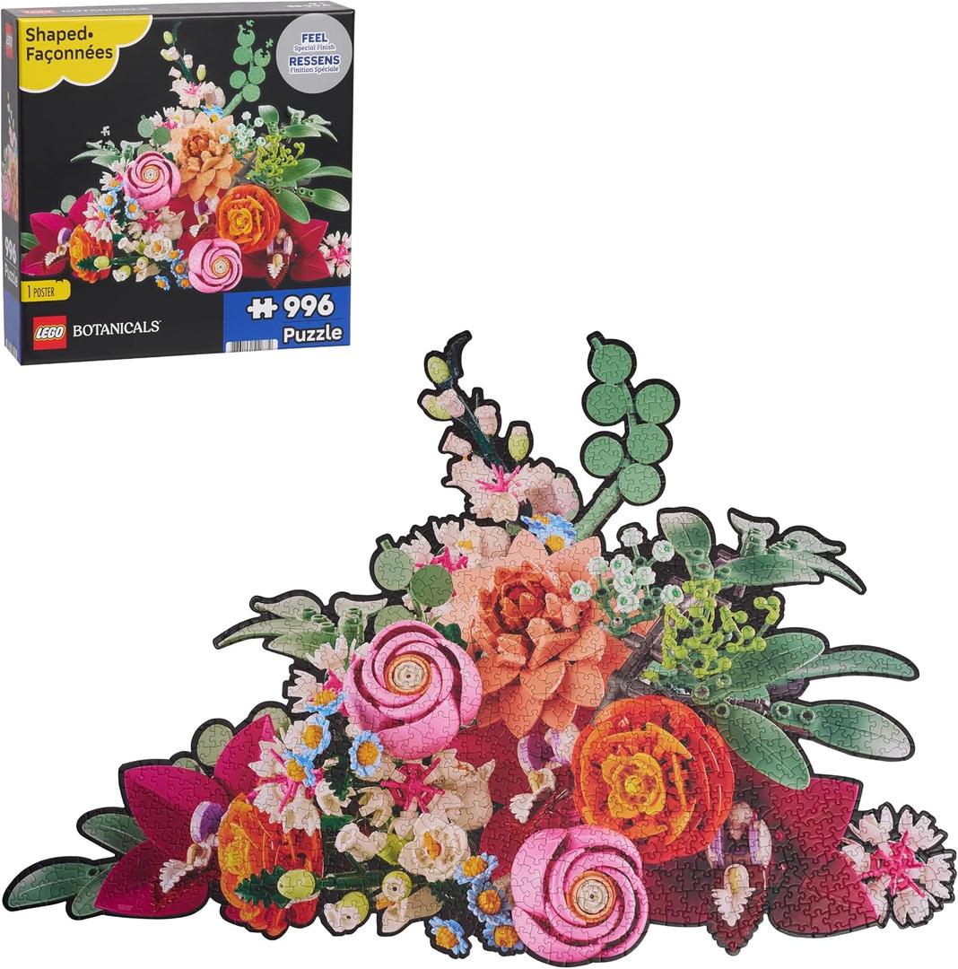 Botanicals Pink Bouquet Puzzle