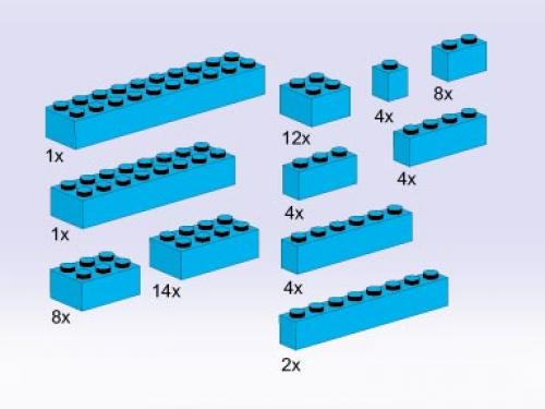 LEGO Bricks, Blue
