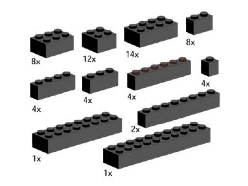 LEGO Bricks, Black