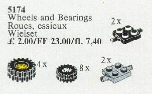 Main image of LEGO Wheels and Bearings (5174-1)