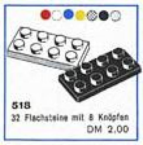 LEGO 2 x 4 Plates (cardboard box version)