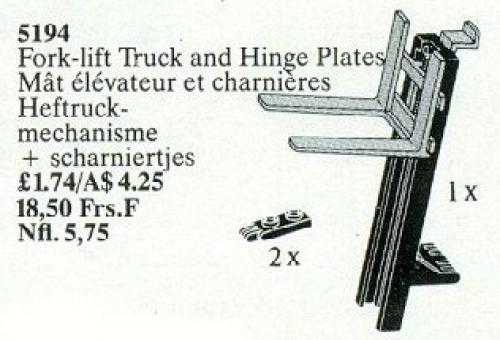LEGO Hinge Plate, Fork-Lift