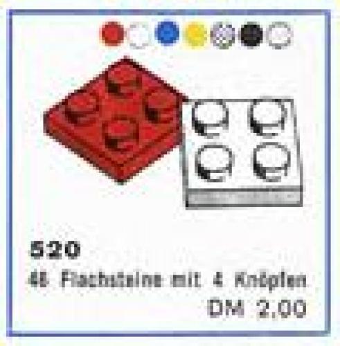 LEGO 2 x 2 Plates (cardboard box version)