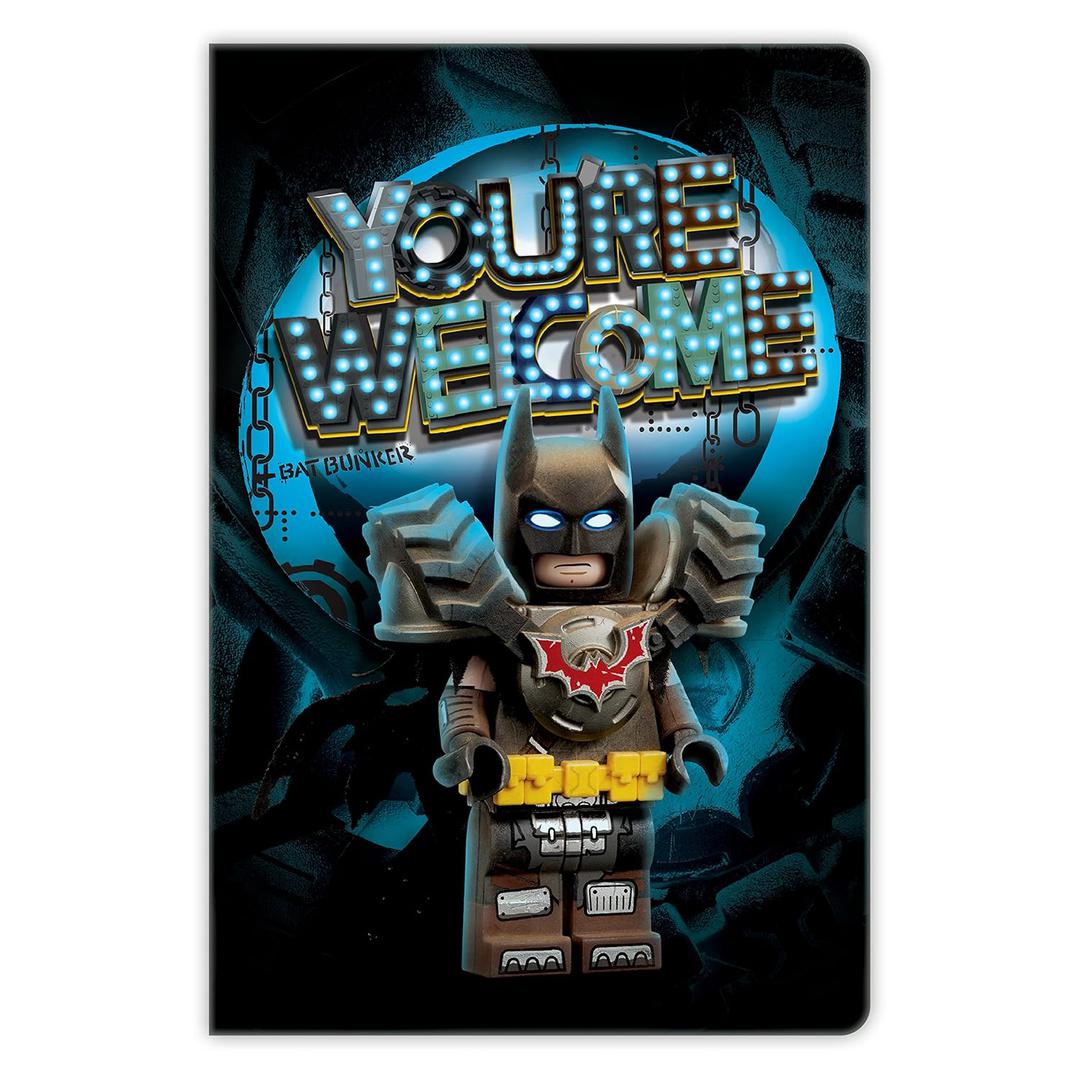 Main image of LEGO The LEGO Movie 2 Batman Softcover Notebook (52340-1)