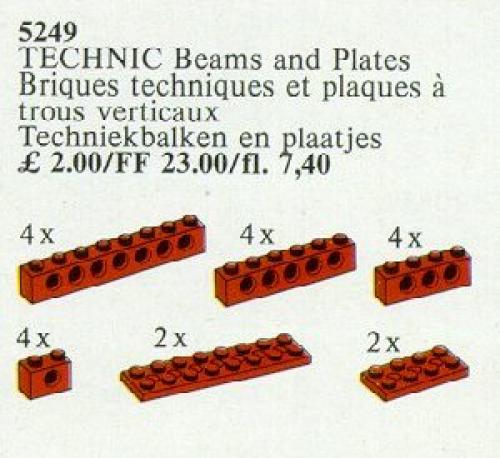 LEGO TECHNIC Beams and Plates [Red]